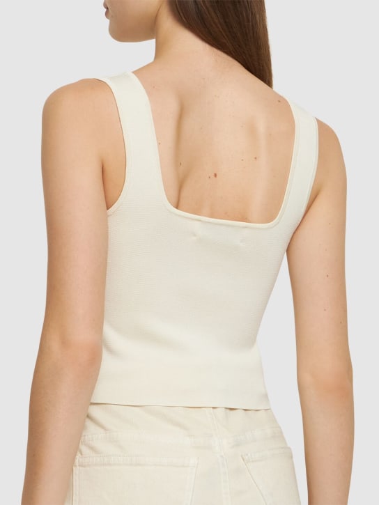Classic 90s viscose jersey top - Matteau - Women  | Luisaviaroma