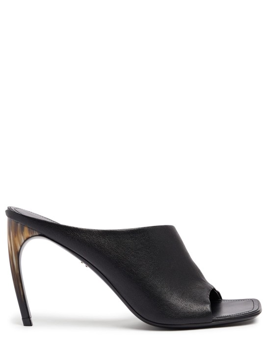 Ferragamo: 85mm Nymphe leather sandals - women_0 | Luisa Via Roma