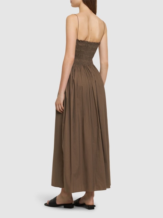 Organic cotton poplin maxi dress - Matteau - Women  | Luisaviaroma