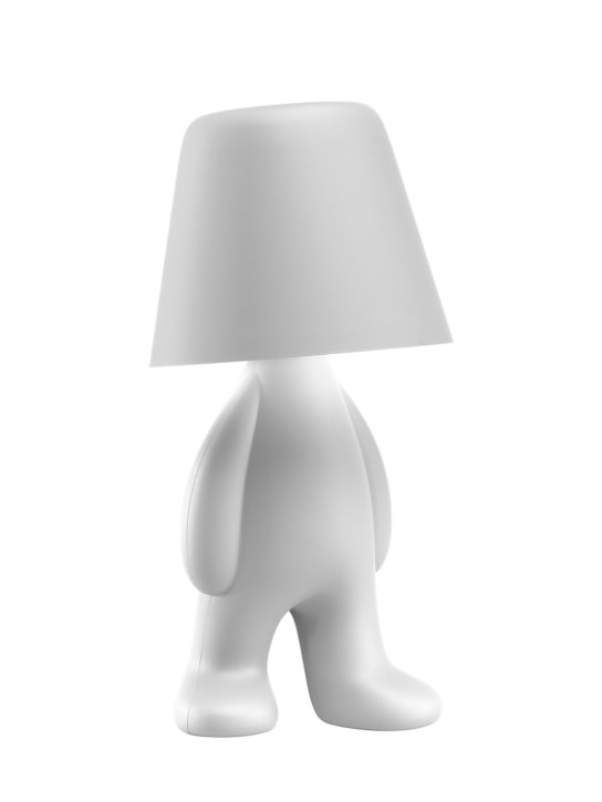 Qeeboo: Sweet Brothers TOM table lamp - White - ecraft_1 | Luisa Via Roma