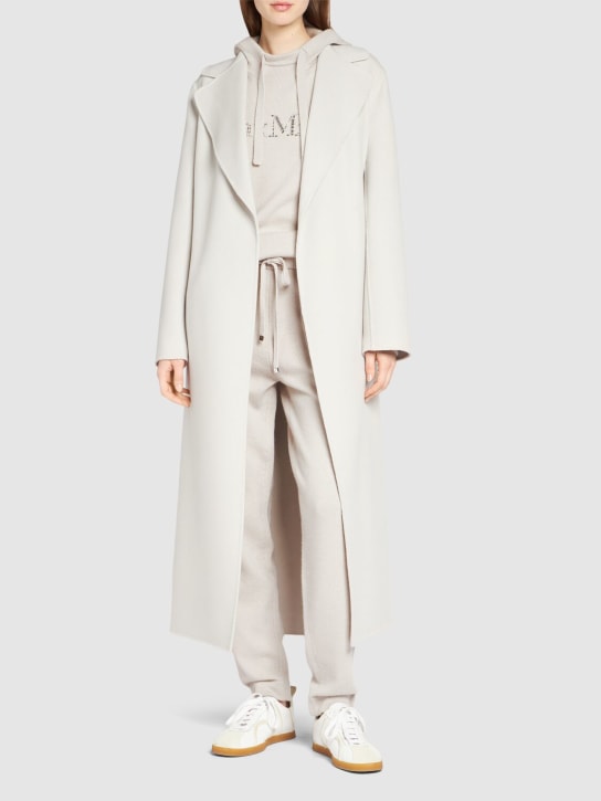 'S Max Mara: Poldo belted wool coat - women_1 | Luisa Via Roma