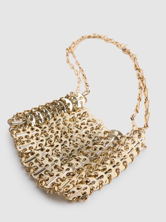 Rabanne: Nano 1969 metallic shoulder bag - Gold - women_1 | Luisa Via Roma