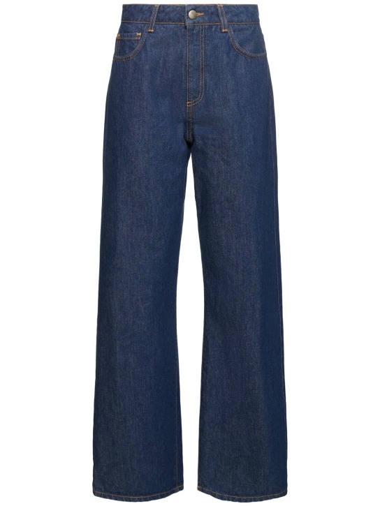 Mvp Wardrobe: Denny wide leg denim jeans - Blue - women_0 | Luisa Via Roma