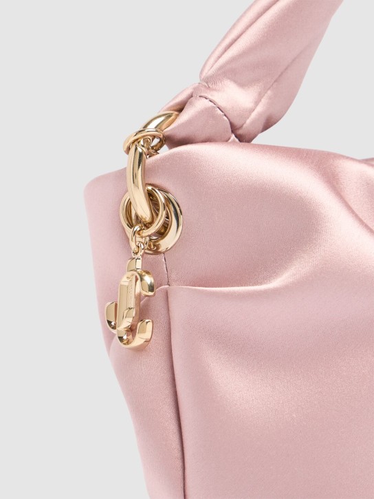 Jimmy Choo: Bonny satin top handle bag - women_4 | Luisa Via Roma