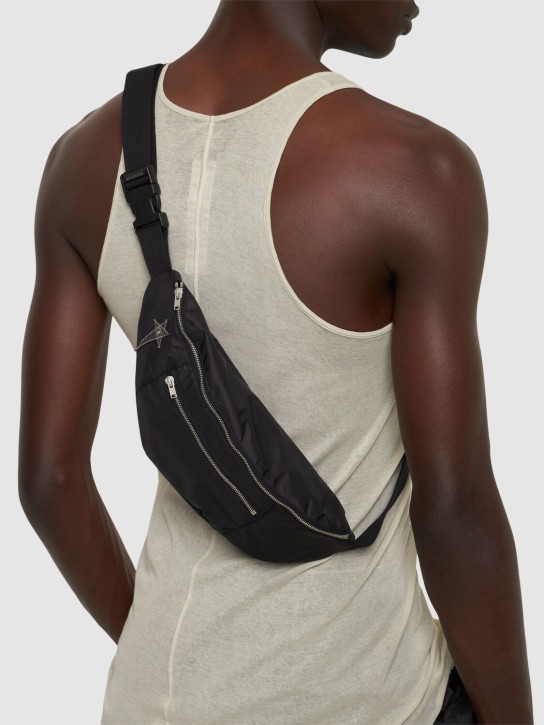 Rick Owens: Borsa a tracolla con logo - men_2 | Luisa Via Roma