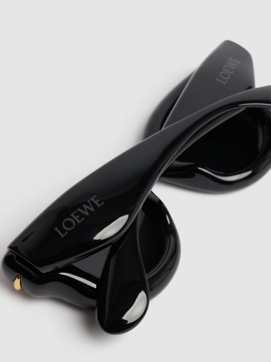 Loewe: Inflated round sunglasses - Black - men_3 | Luisa Via Roma