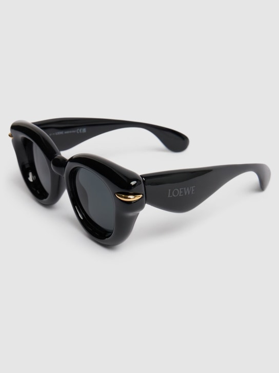 Loewe: Runde, aufgeblasene Sonnenbrille - Schwarz - women_1 | Luisa Via Roma