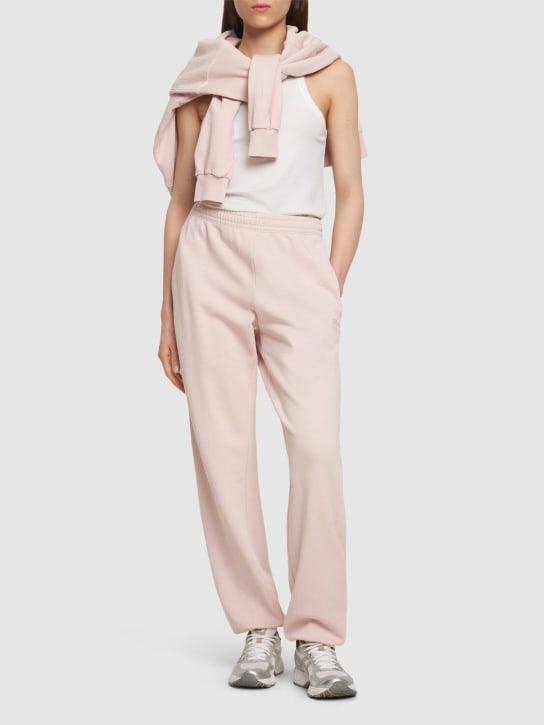 Rotate: Mimi 棉质平纹针织运动裤 - 粉色 - women_1 | Luisa Via Roma