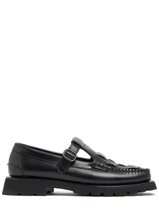 Hereu: 25 mm hohe Lederloafer „Soller Sport“ - Schwarz - women_0 | Luisa Via Roma