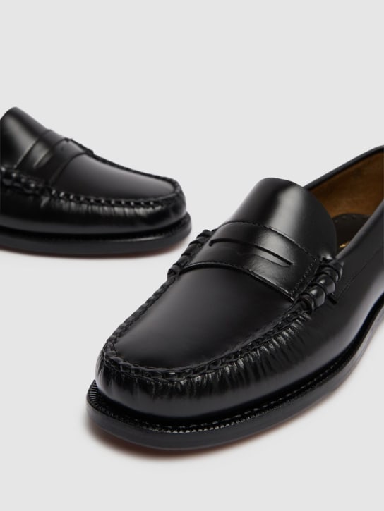Sebago: Classic Dan smooth leather loafers - Black - women_3 | Luisa Via Roma