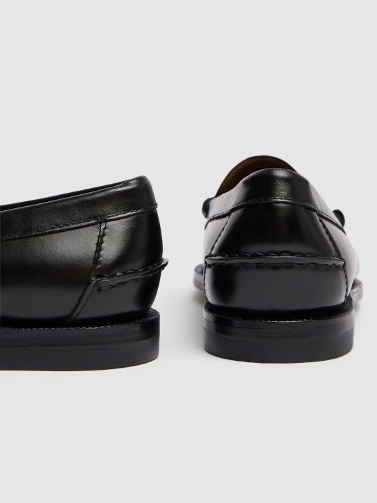 Sebago: Classic Dan smooth leather loafers - Black - women_5 | Luisa Via Roma