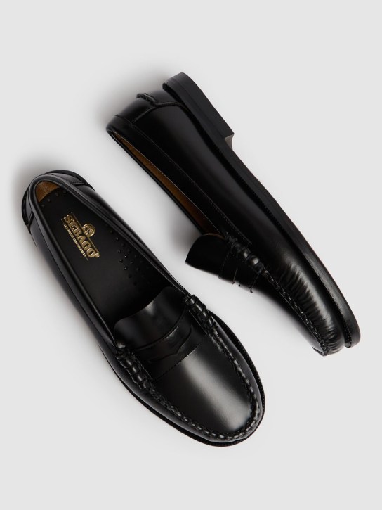 Sebago: Classic Dan smooth leather loafers - Black - women_2 | Luisa Via Roma
