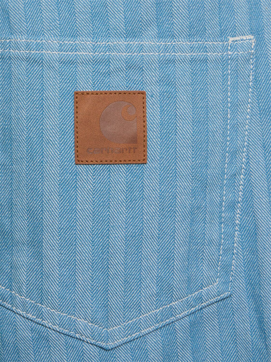 Carhartt WIP: Menard Monsey denim jeans - men_3 | Luisa Via Roma