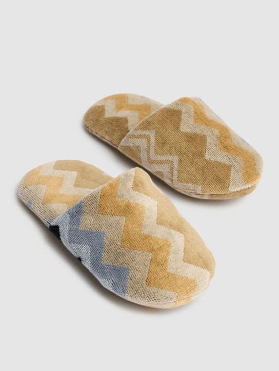 Missoni Home: Giacomo soft slippers - Multicolor - ecraft_1 | Luisa Via Roma