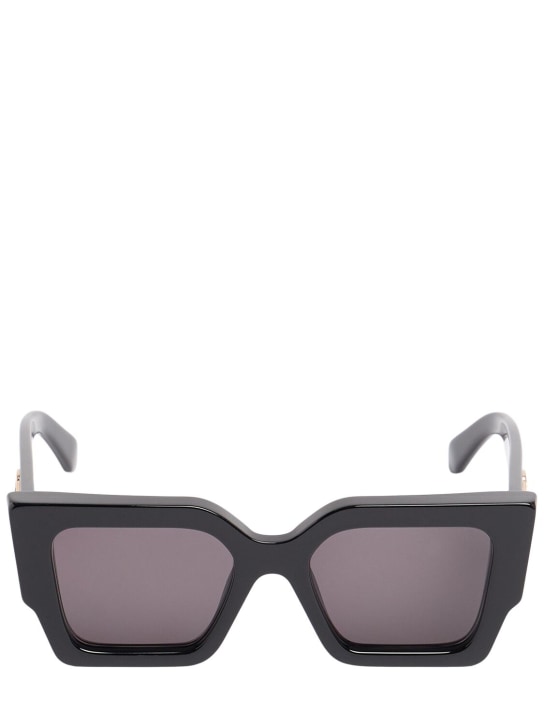 Off-White: Catalina acetate sunglasses - Black - men_0 | Luisa Via Roma