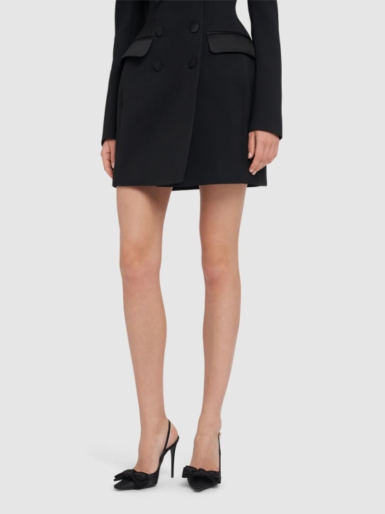 Dolce&Gabbana: 105mm Mun satin slingbacks - women_1 | Luisa Via Roma