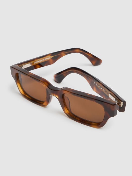 Chimi: 10.3 squared acetate sunglasses - Brown - men_1 | Luisa Via Roma