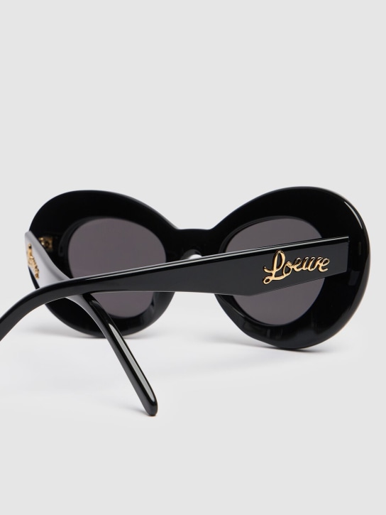 Loewe: Curvy acetate sunglasses - Black - men_3 | Luisa Via Roma