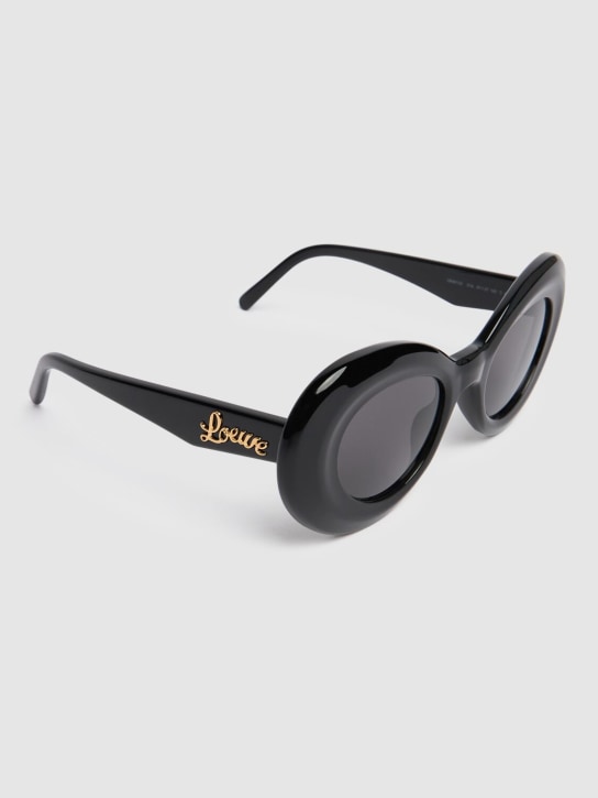 Loewe: Curvy acetate sunglasses - Black - men_1 | Luisa Via Roma