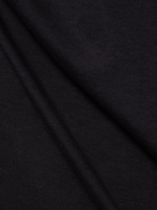 Tom Ford: Cotton blend crewneck t-shirt - Black - men_3 | Luisa Via Roma