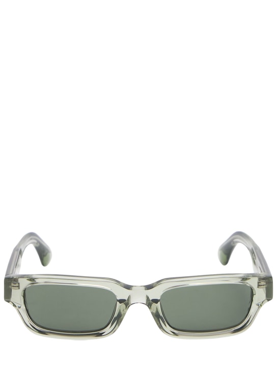 Chimi: 10.3 squared acetate sunglasses - Green - men_0 | Luisa Via Roma