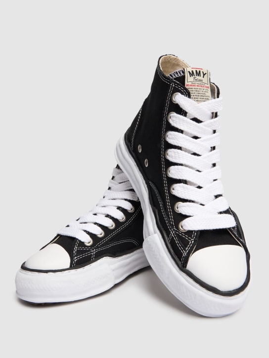 Mihara Yasuhiro: Peterson High OG sole canvas sneakers - Black - women_2 | Luisa Via Roma