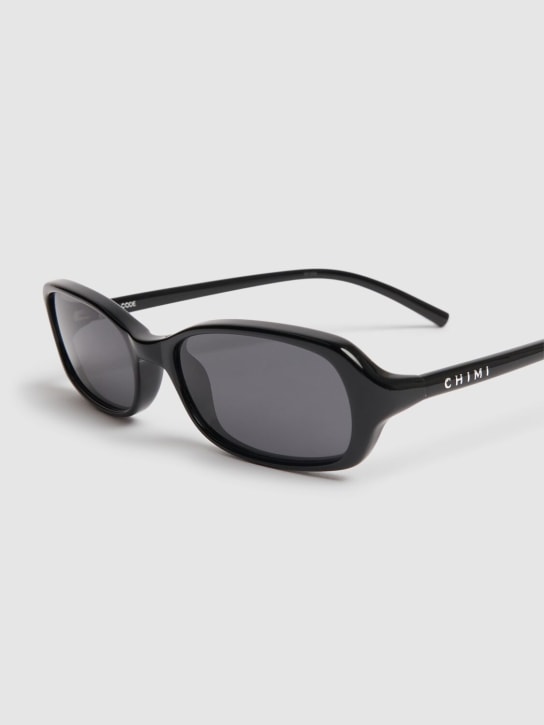 Chimi: Code round acetate sunglasses - Black - men_1 | Luisa Via Roma