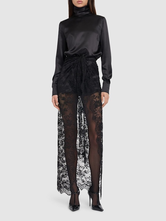 Dolce&Gabbana: Silk satin shirt - women_1 | Luisa Via Roma