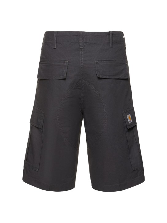 Carhartt WIP: Columbia Regular cargo shorts - Graphite - men_4 | Luisa Via Roma