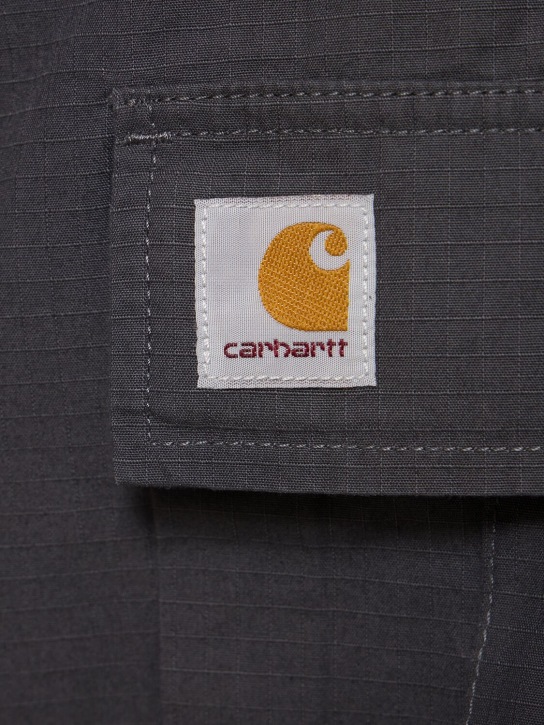Carhartt WIP: Columbia Regular cargo shorts - Graphite - men_3 | Luisa Via Roma