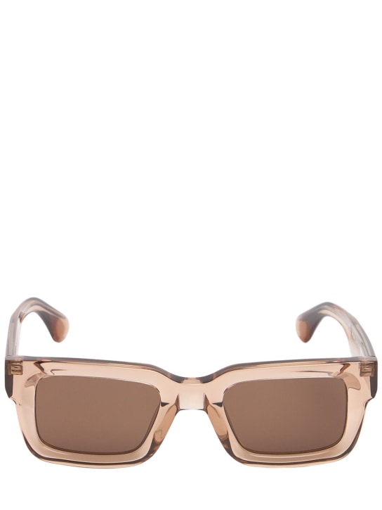 Chimi: 05 squared acetate sunglasses - Brown - men_0 | Luisa Via Roma