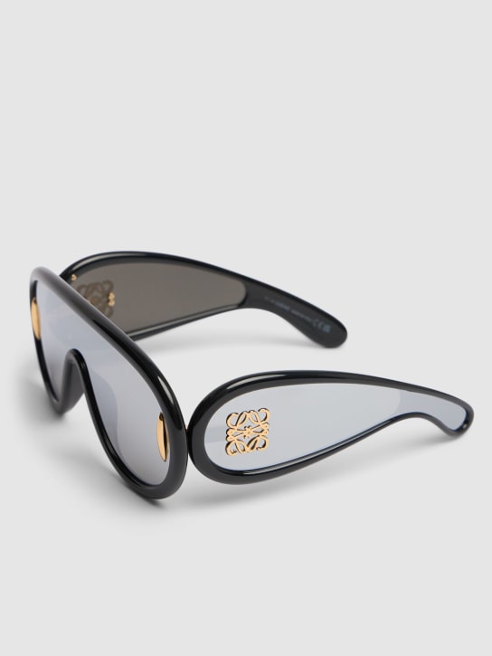 Loewe: Paula's Ibiza mask sunglasses - Black/Smoke - men_1 | Luisa Via Roma