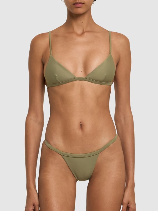 Matteau: Petite bikini briefs - Sage - women_1 | Luisa Via Roma