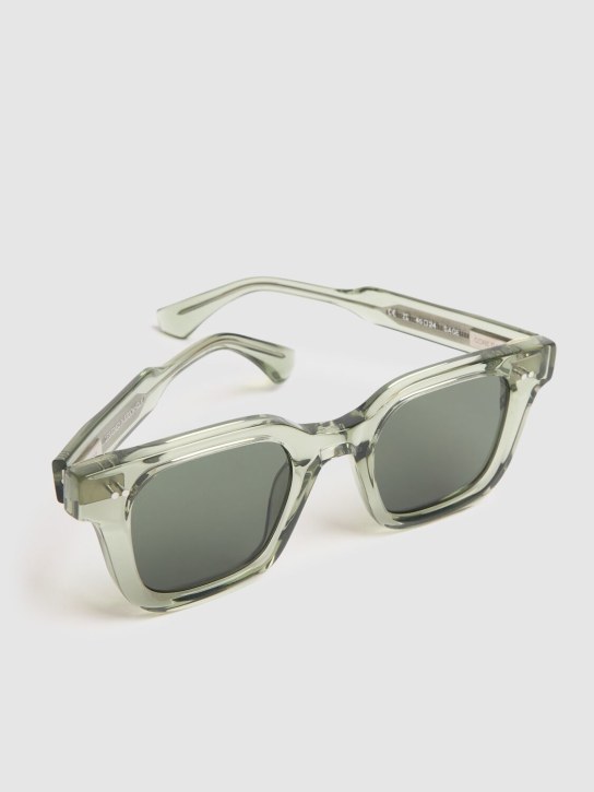 Chimi: 04 Squared acetate sunglasses - Verde - women_1 | Luisa Via Roma