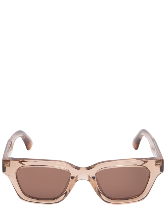 Chimi: 11 squared acetate sunglasses - Brown - men_0 | Luisa Via Roma