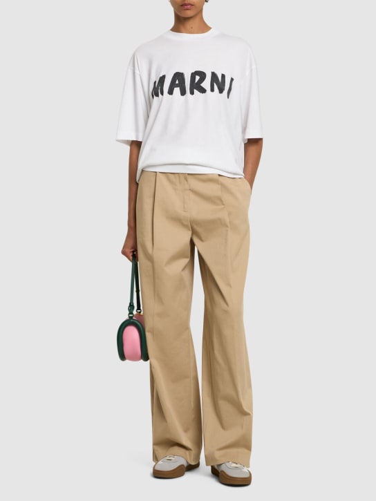 Marni: コットンジャージーTシャツ - women_1 | Luisa Via Roma