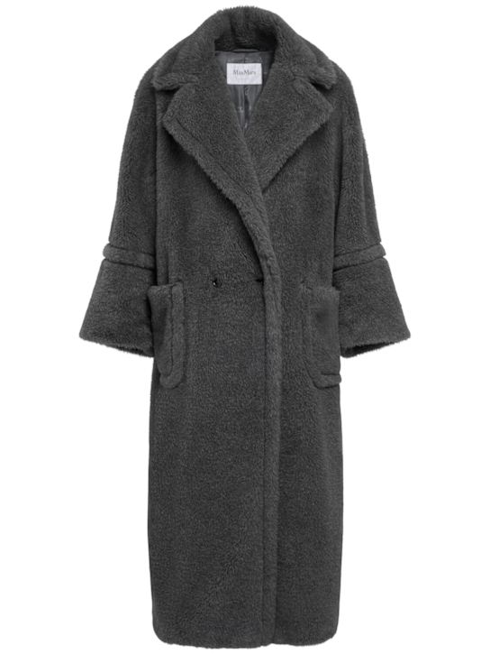 Max Mara: Kadiak teddy long coat - women_0 | Luisa Via Roma
