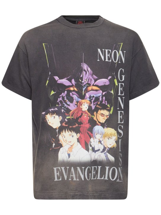 Saint Michael: T-shirt Evangelion X Saint MX6 - Nero - men_0 | Luisa Via Roma