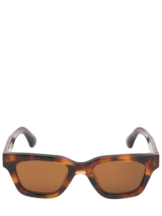 Chimi: 11 squared acetate sunglasses - Tortoiseshell/Brown - men_0 | Luisa Via Roma