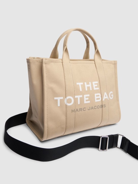 Marc Jacobs: The Medium Tote cotton canvas bag - Beige - men_1 | Luisa Via Roma