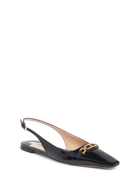 Tom Ford: Zapatos destalonados de charol 5mm - Negro - women_1 | Luisa Via Roma