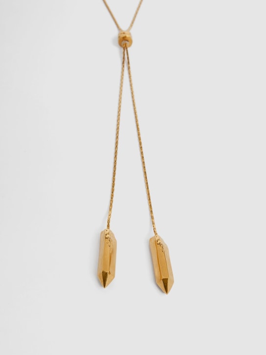 Tom Ford: Halskette mit Anhänger „Lariat“ - Vintage Gold - women_1 | Luisa Via Roma