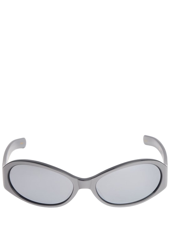Flatlist Eyewear: Gafas de sol de acetato - Metallic Silver - men_0 | Luisa Via Roma