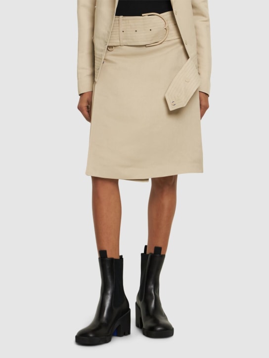 Burberry: Stivaletti Chelsea LF Stride in pelle 85mm - women_1 | Luisa Via Roma