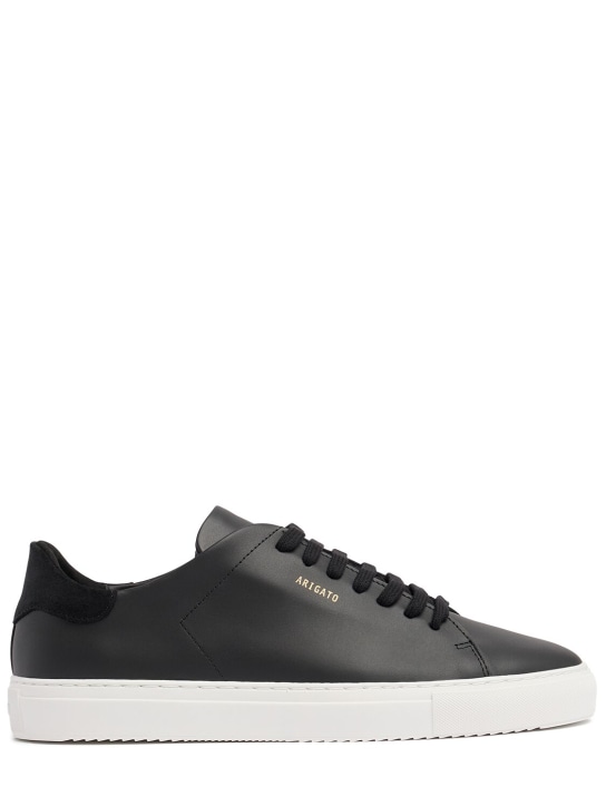Axel Arigato: Clean 90 brushed leather sneakers - men_0 | Luisa Via Roma