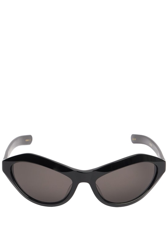 Flatlist Eyewear: Lunettes de soleil en acétate Akiwa - Noir - men_0 | Luisa Via Roma