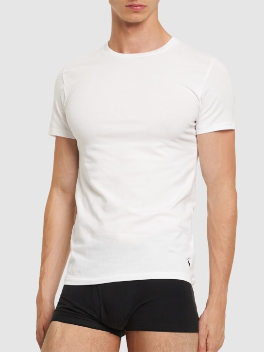 Polo Ralph Lauren: Pack of 2 jersey short sleeve t-shirts - White - men_1 | Luisa Via Roma