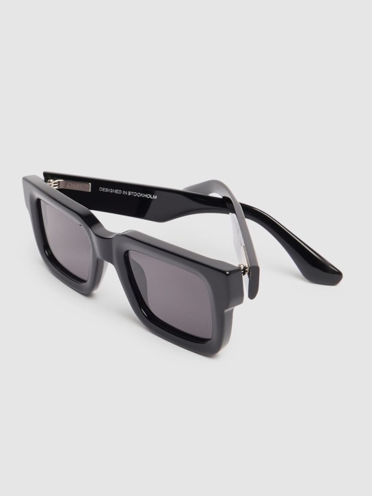 Chimi: 05 squared acetate sunglasses - Black - men_1 | Luisa Via Roma