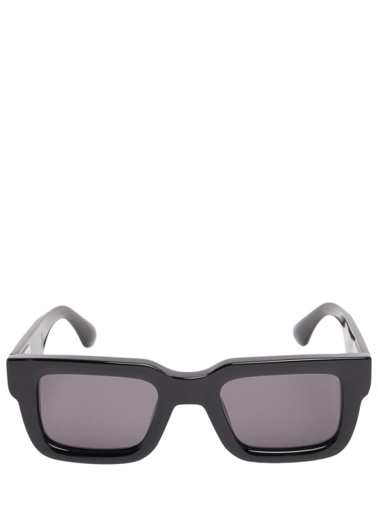 Chimi: 05 squared acetate sunglasses - Black - men_0 | Luisa Via Roma