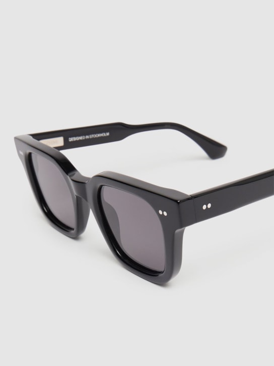 Chimi: 04 squared acetate sunglasses - Black - men_1 | Luisa Via Roma